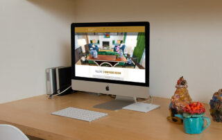 Montague Design Website on iMac Screen