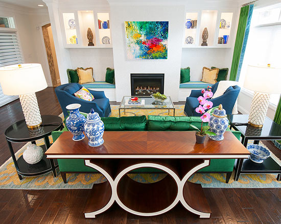 Living Room from a Renovation And Addition in Pittsburgh