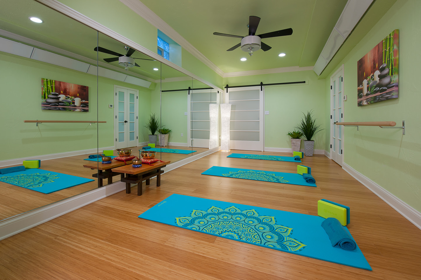 In-home yoga studio