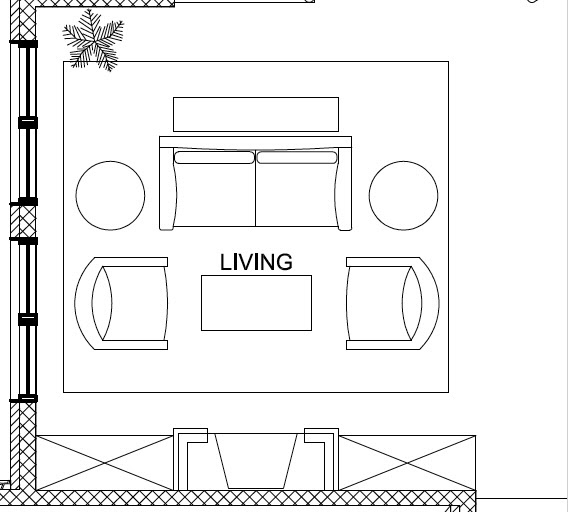 living room design by Montague Design